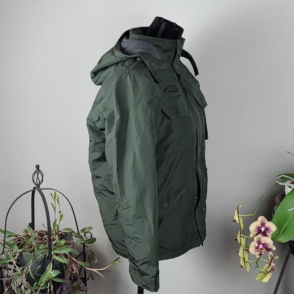 ABERCROMBIE & FITCH Utility Jacket Green Zip Up Size XS - Picture 4 of 7